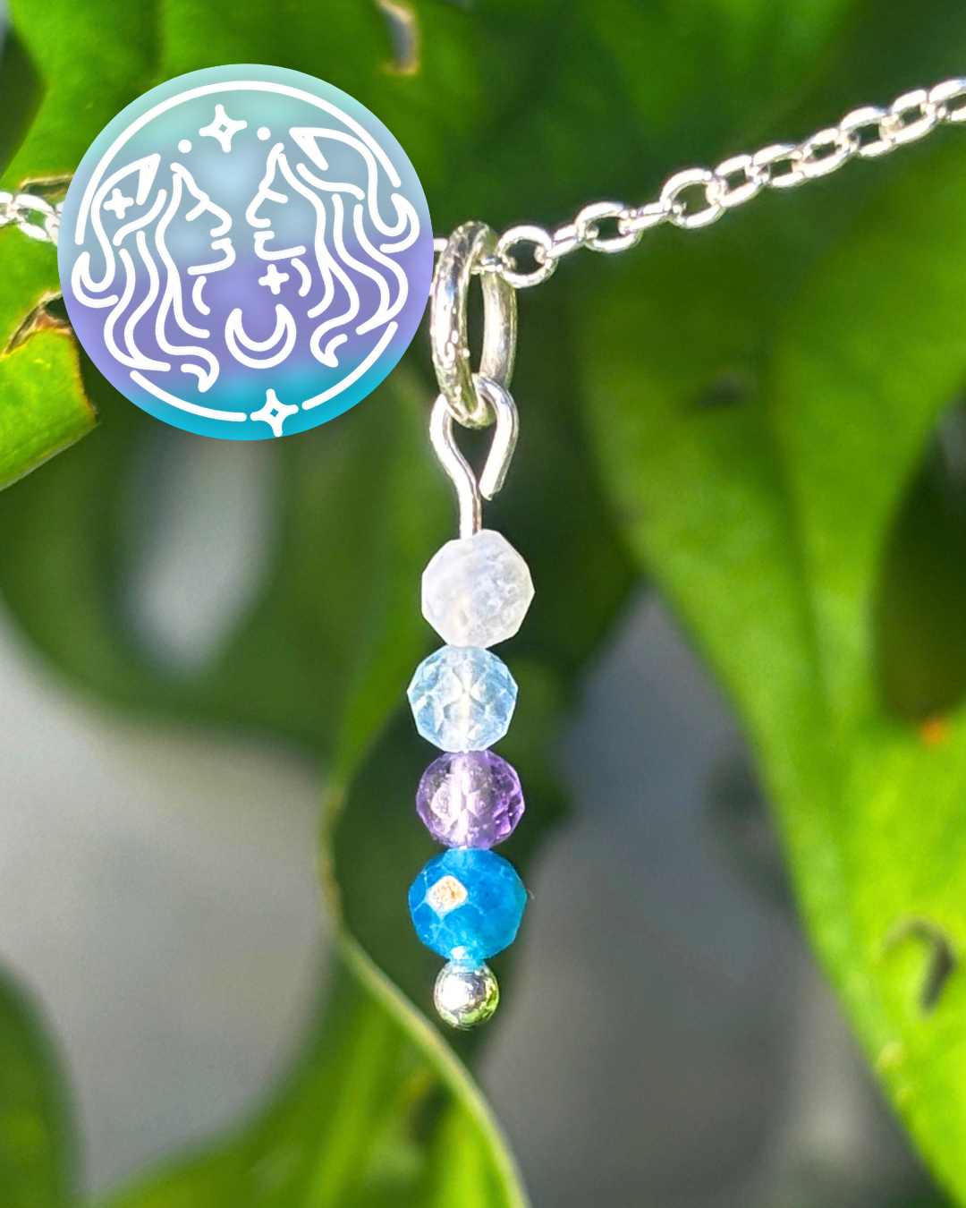 Gemini Necklace Charm