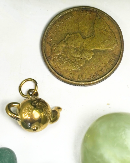 The Gold Teapot Charm