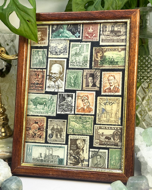 In the Forest Vintage Stamp Frame
