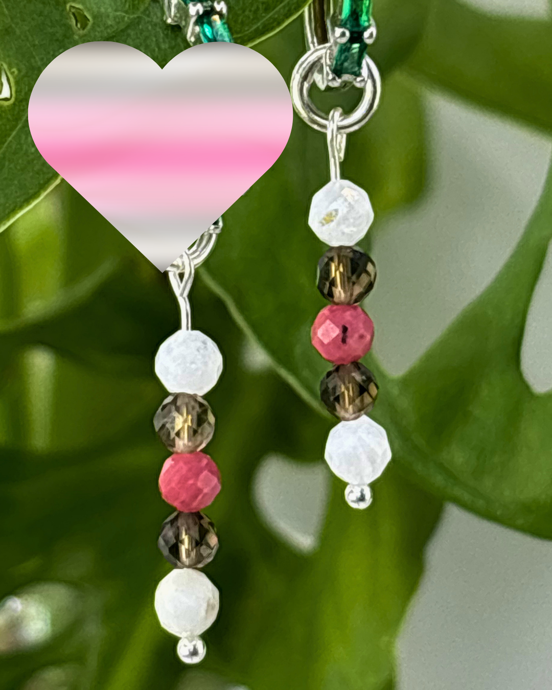 Raspberry Cream Earring Charm