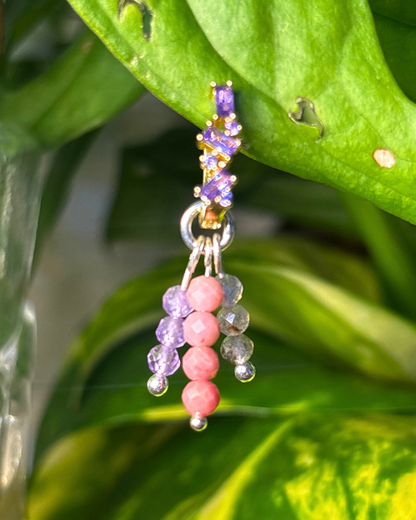 Taurus Triple Sparkle Earring Charm