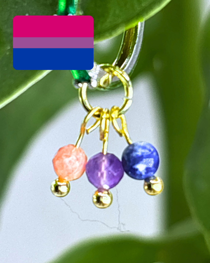 Bisexual Pride Grape Charm