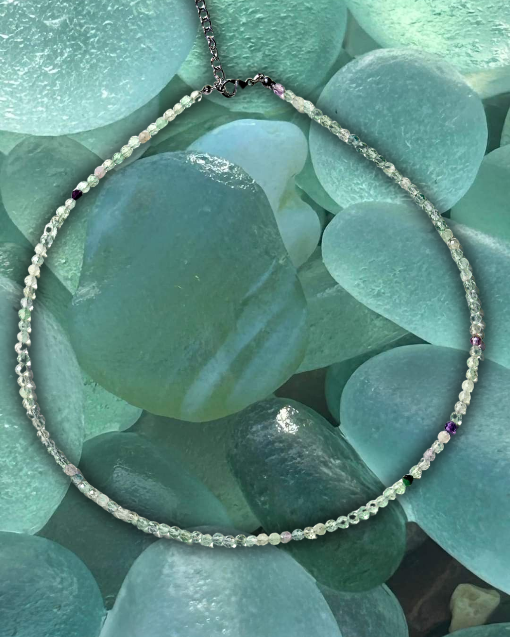 Fluorite Crystal Necklace