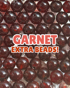 EXTRA 6mm Garnet Beads