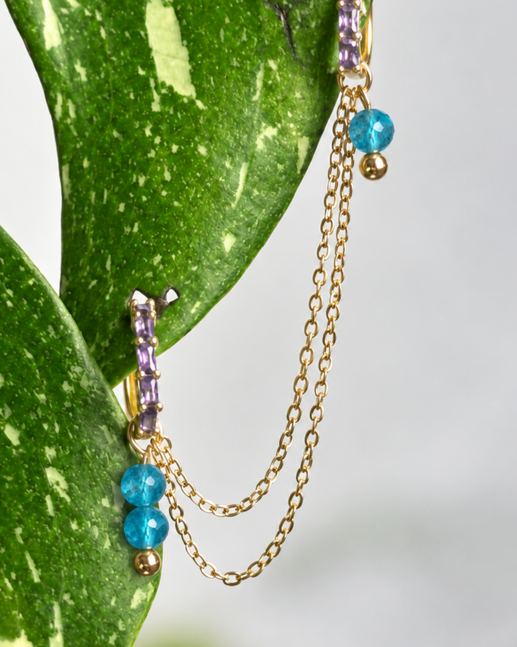 Apatite Cordellia Earring Chain