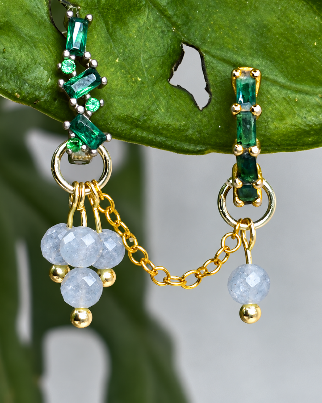 Blue Lace Agate Emily Chain