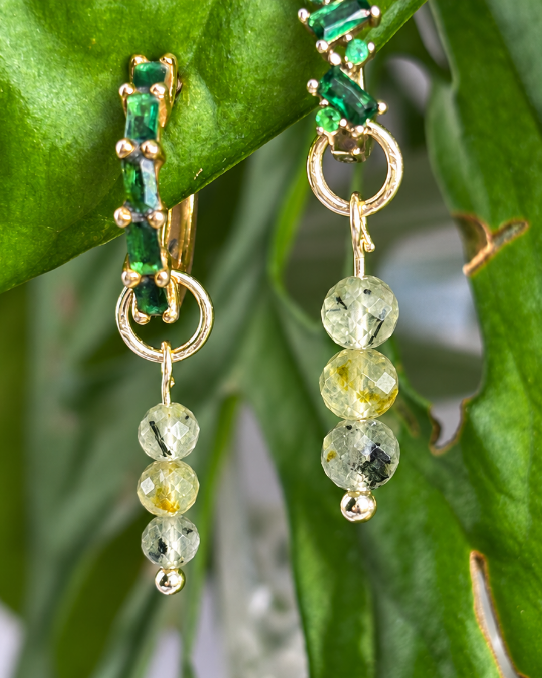 The Triple Dew Drop Earring Charm PAIR