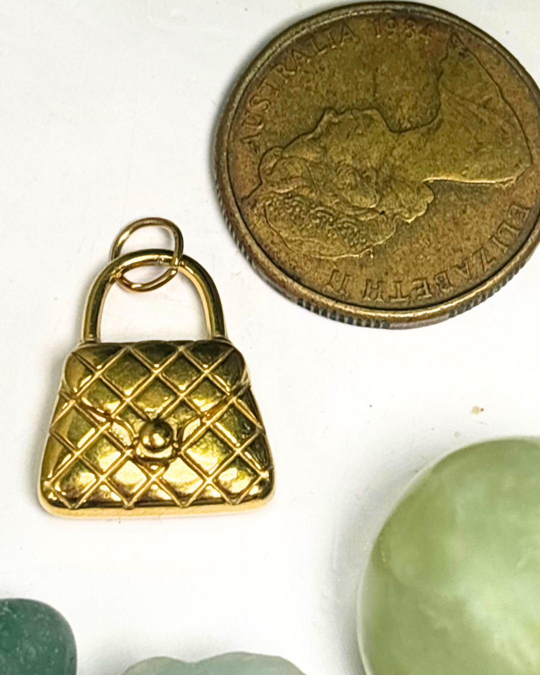The Gold Handbag Charm