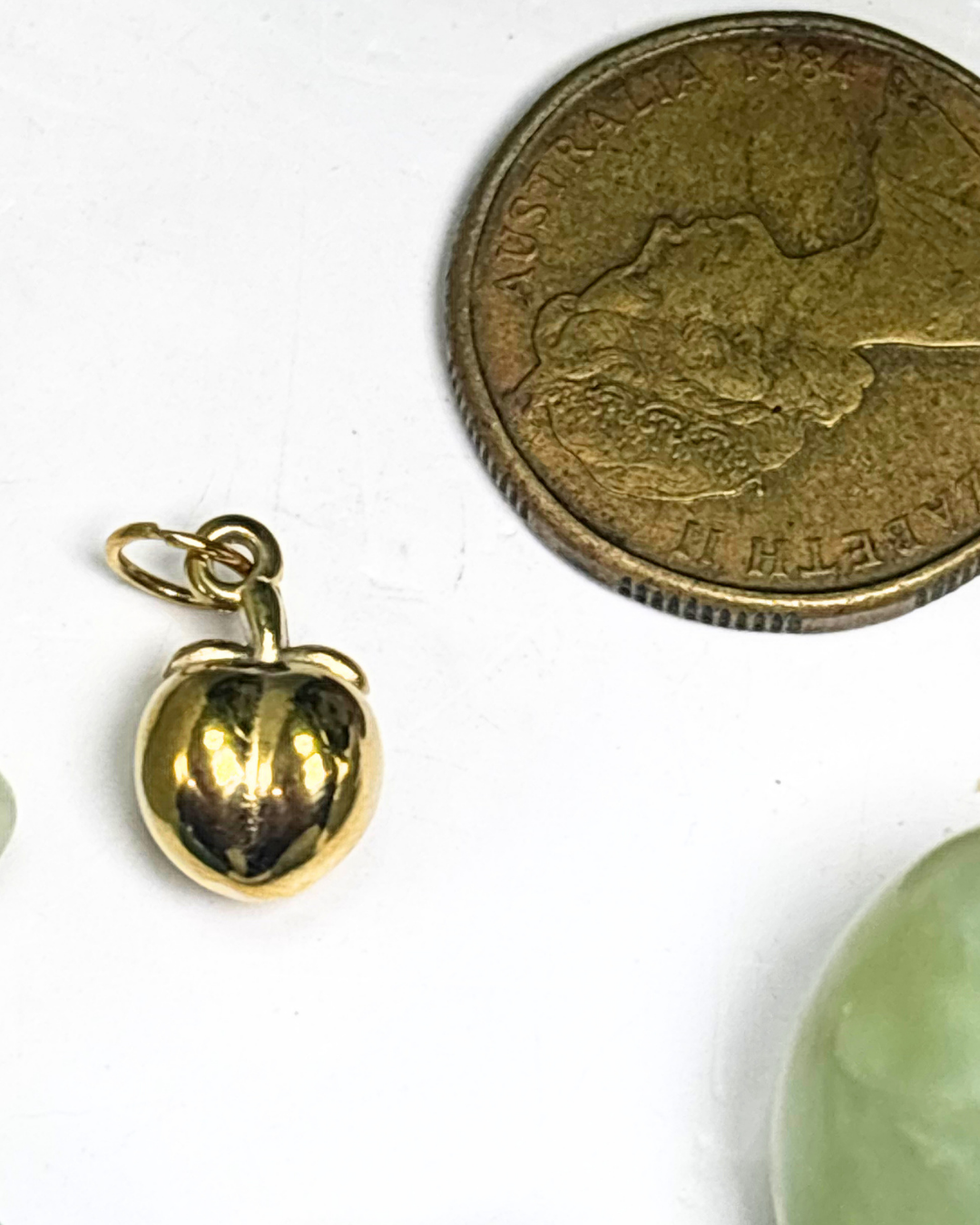 The Gold Peach Charm