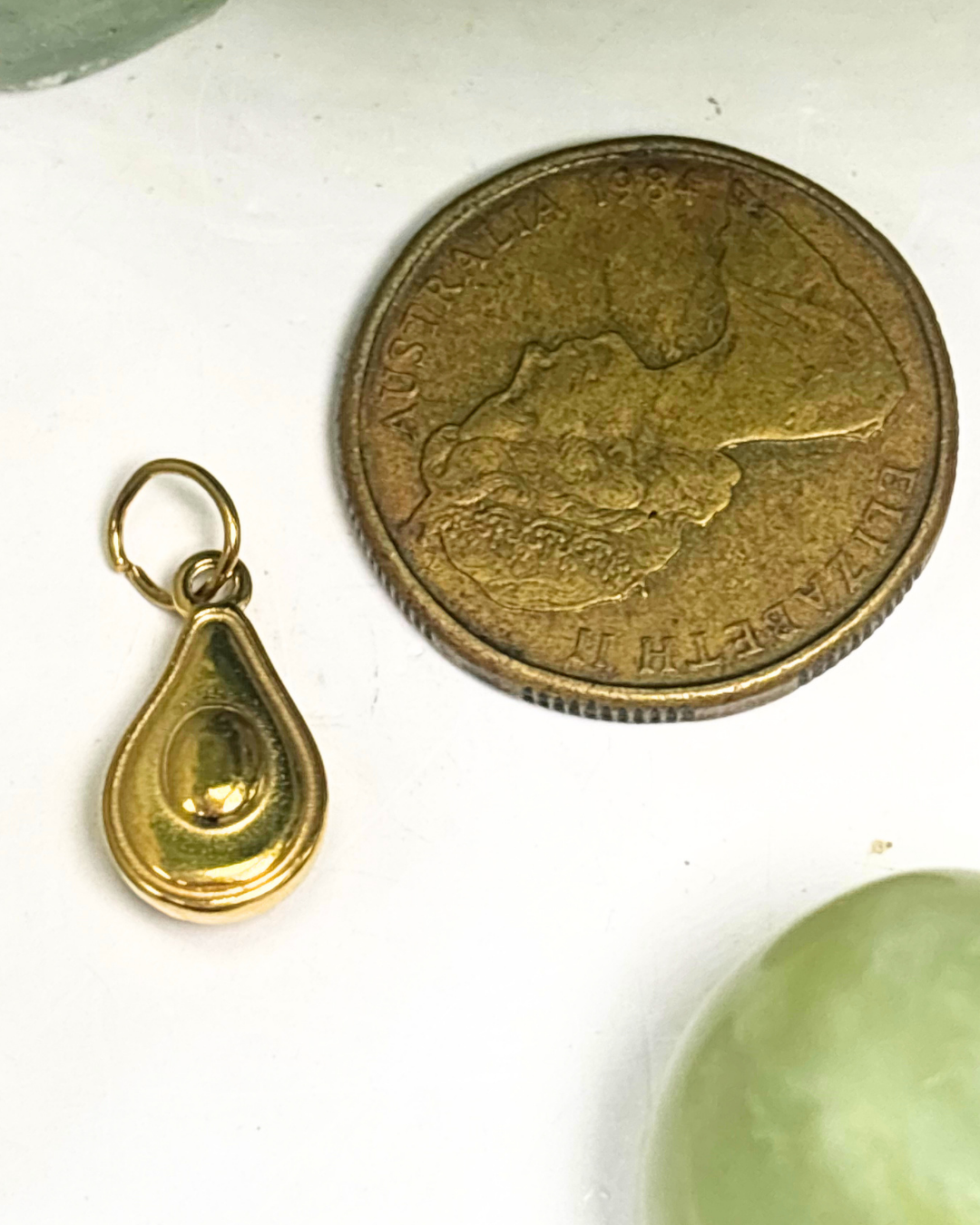 The Gold Avocado Charm