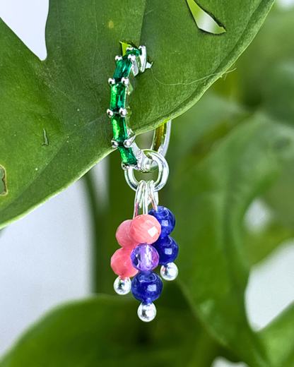 Bisexual Pride Double Sparkle Charm