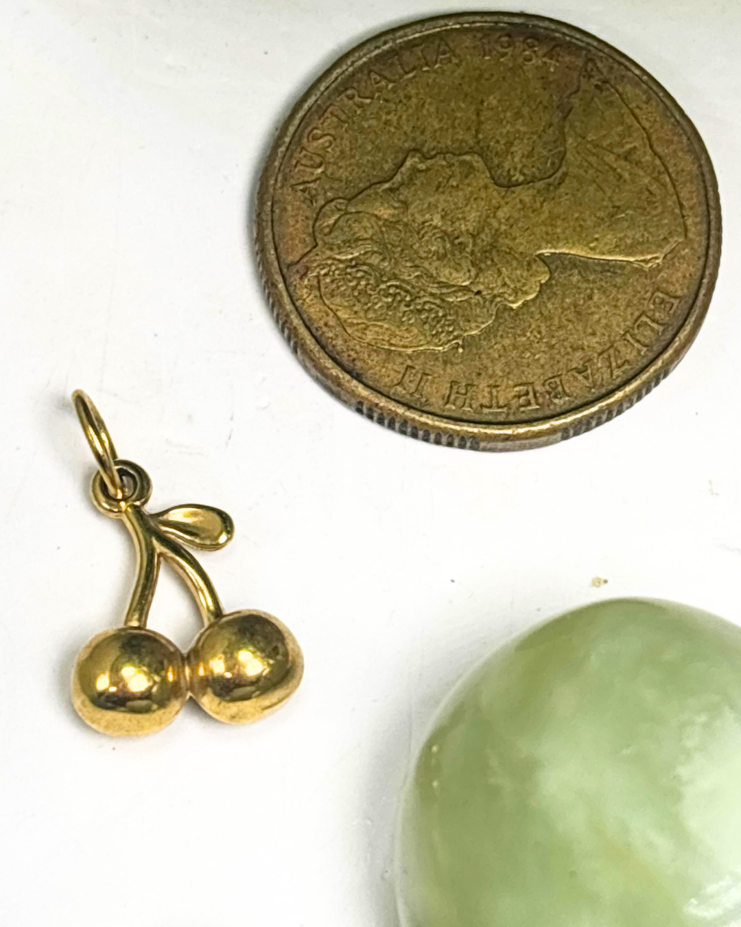 The Gold Cherry Charm