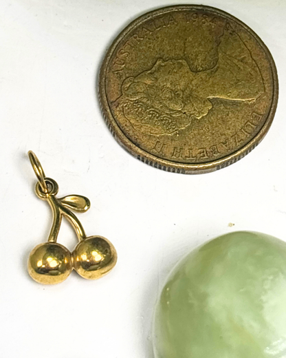 The Gold Cherry Charm