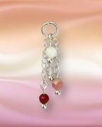 Subtle Sunrise Lily of the Valley Crystal Earring Charm