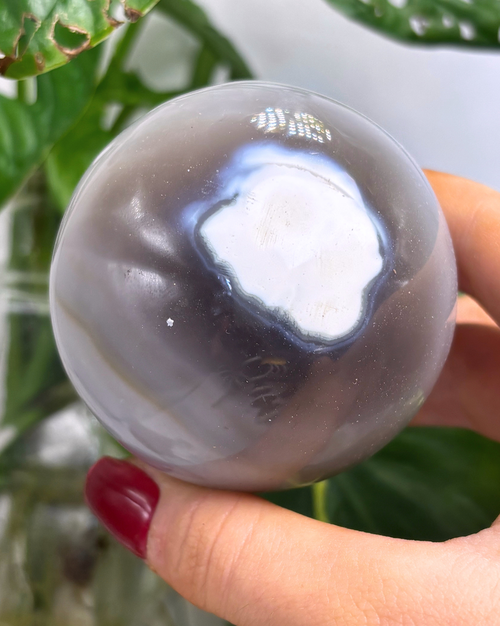 Orca Agate Sphere