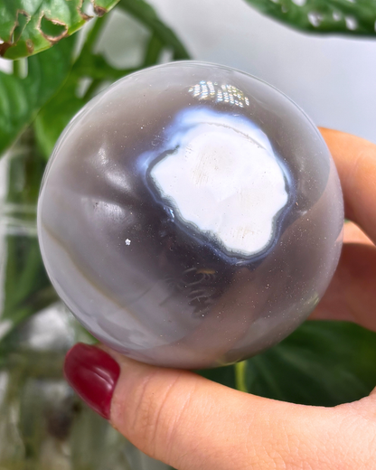 Orca Agate Sphere