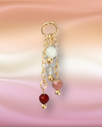 Subtle Sunrise Lily of the Valley Crystal Earring Charm