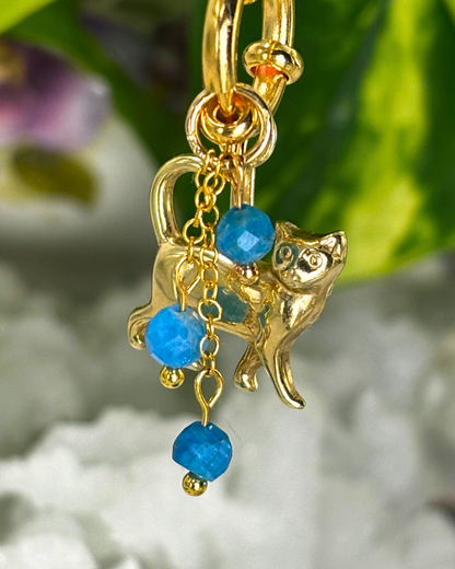 Apatite Lily of the Valley Necklace Charm