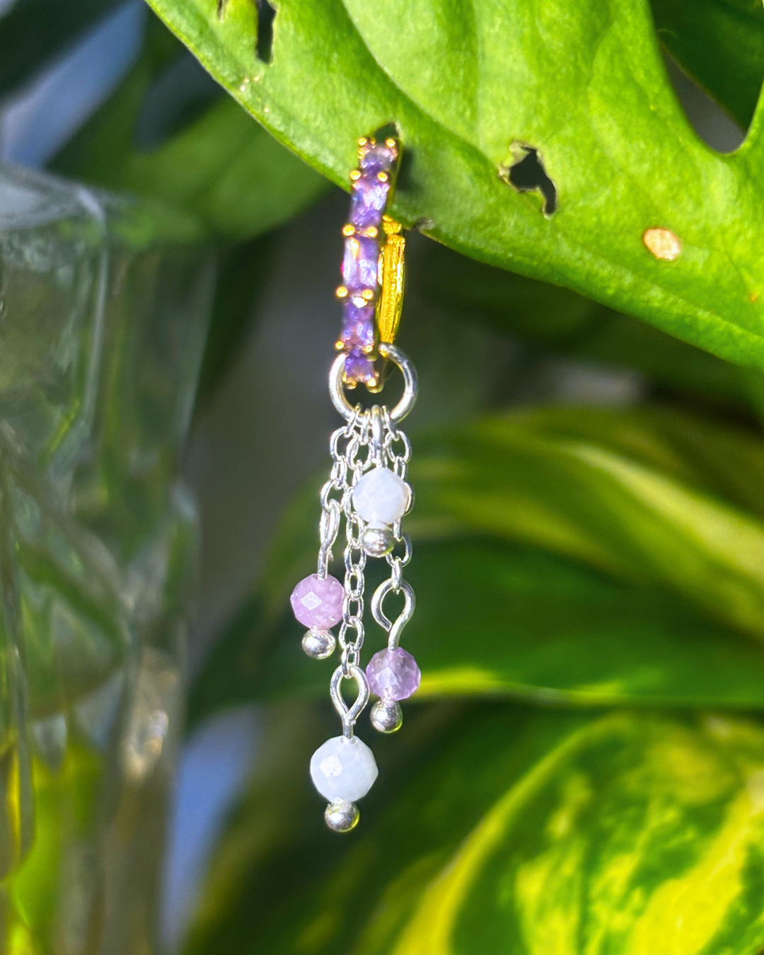 Aquarius Lily of the Valley Earring Charm