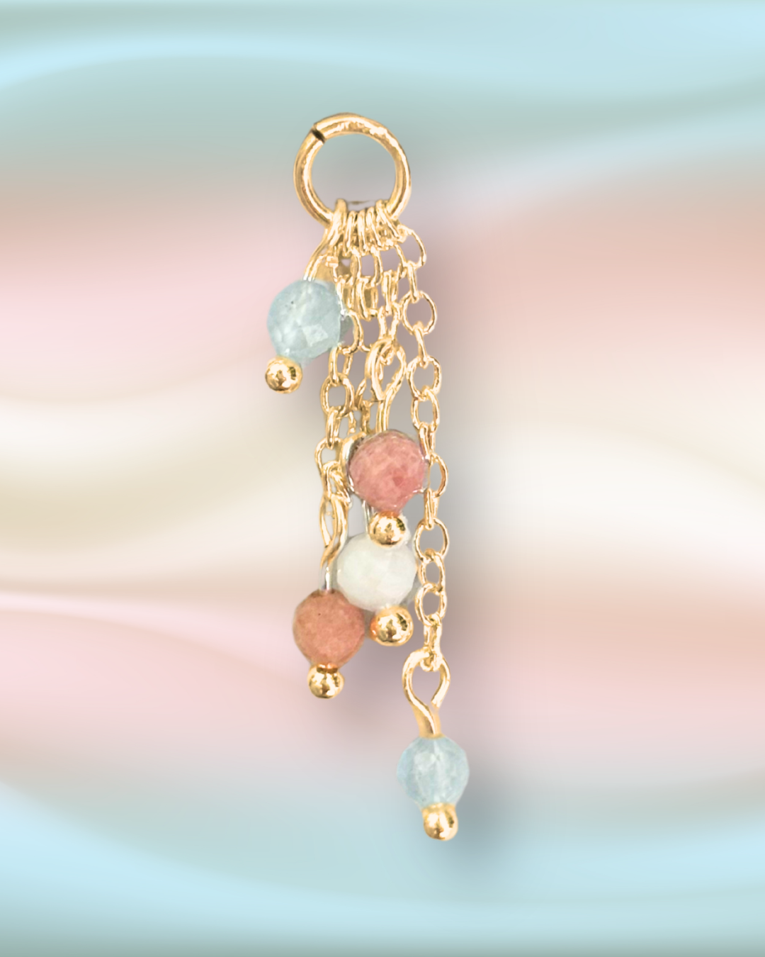 Transgender Pride Lily of the Valley Charm
