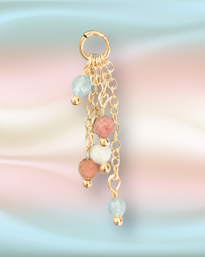 Transgender Pride Lily of the Valley Charm