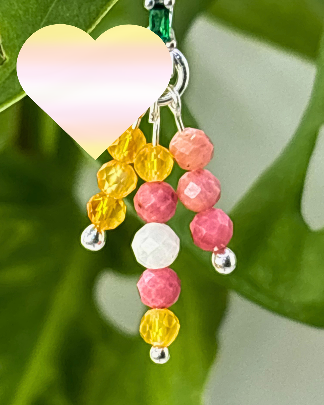 Pink Lemonade Triple Sparkle Charm