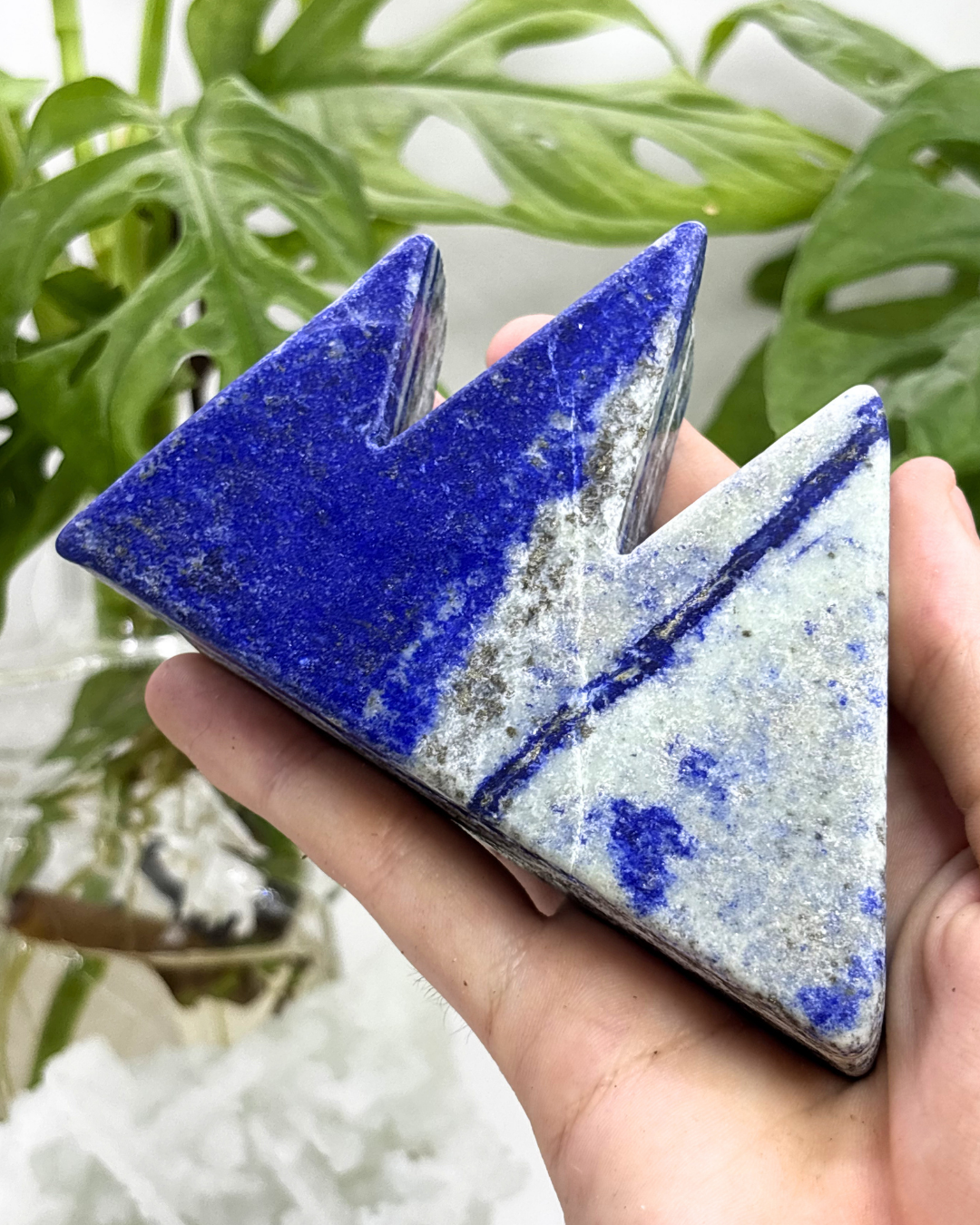 Lapis Lazuli Mountain Range Carving