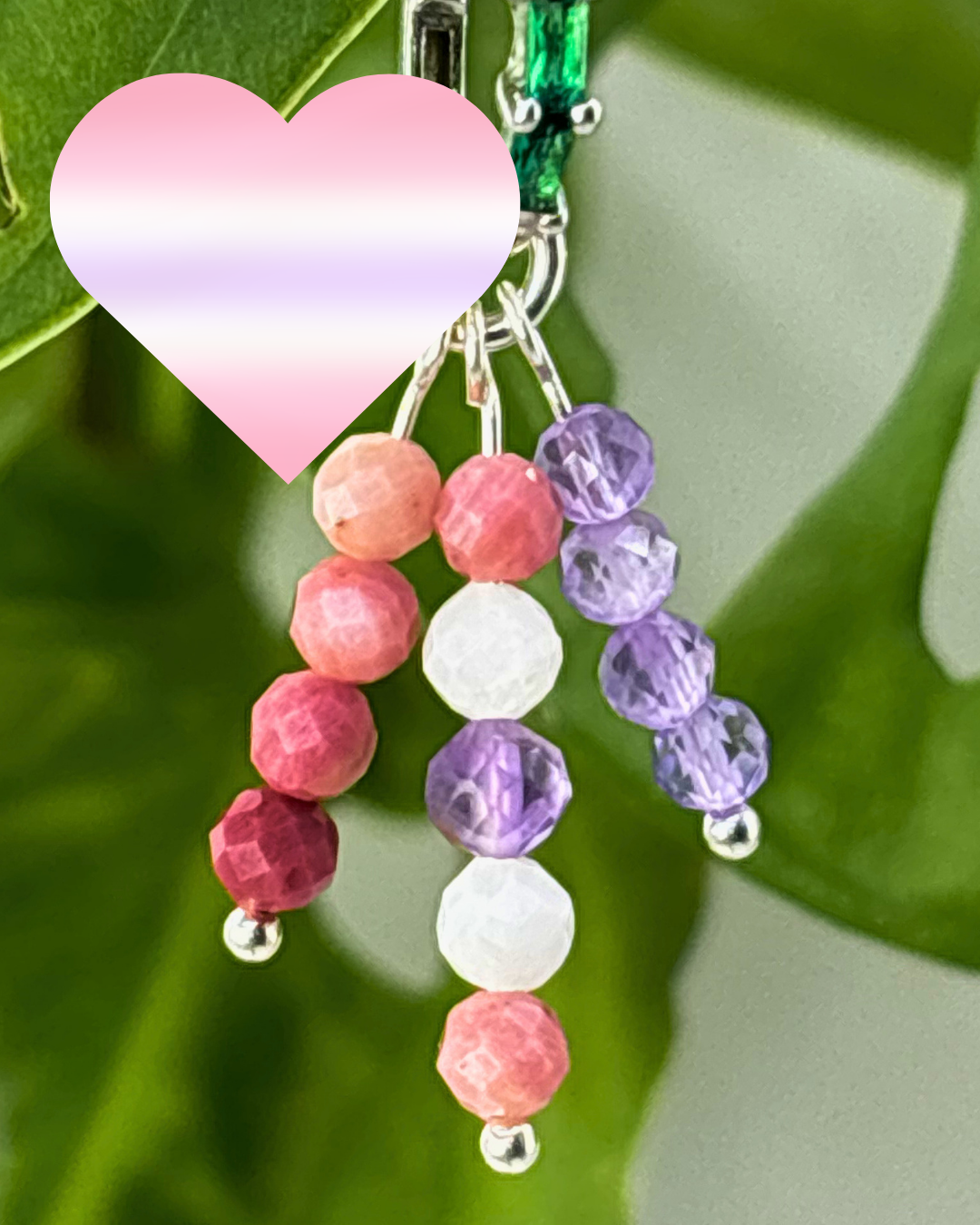 Bubblegum Triple Sparkle Charm