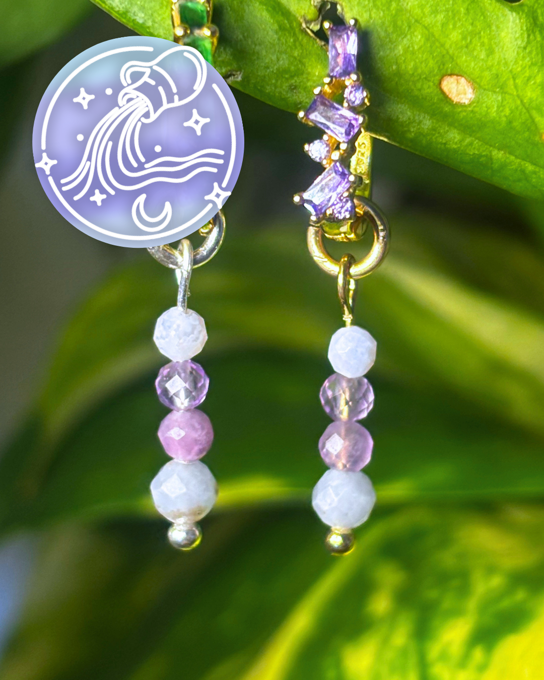Aquarius Earring Charm