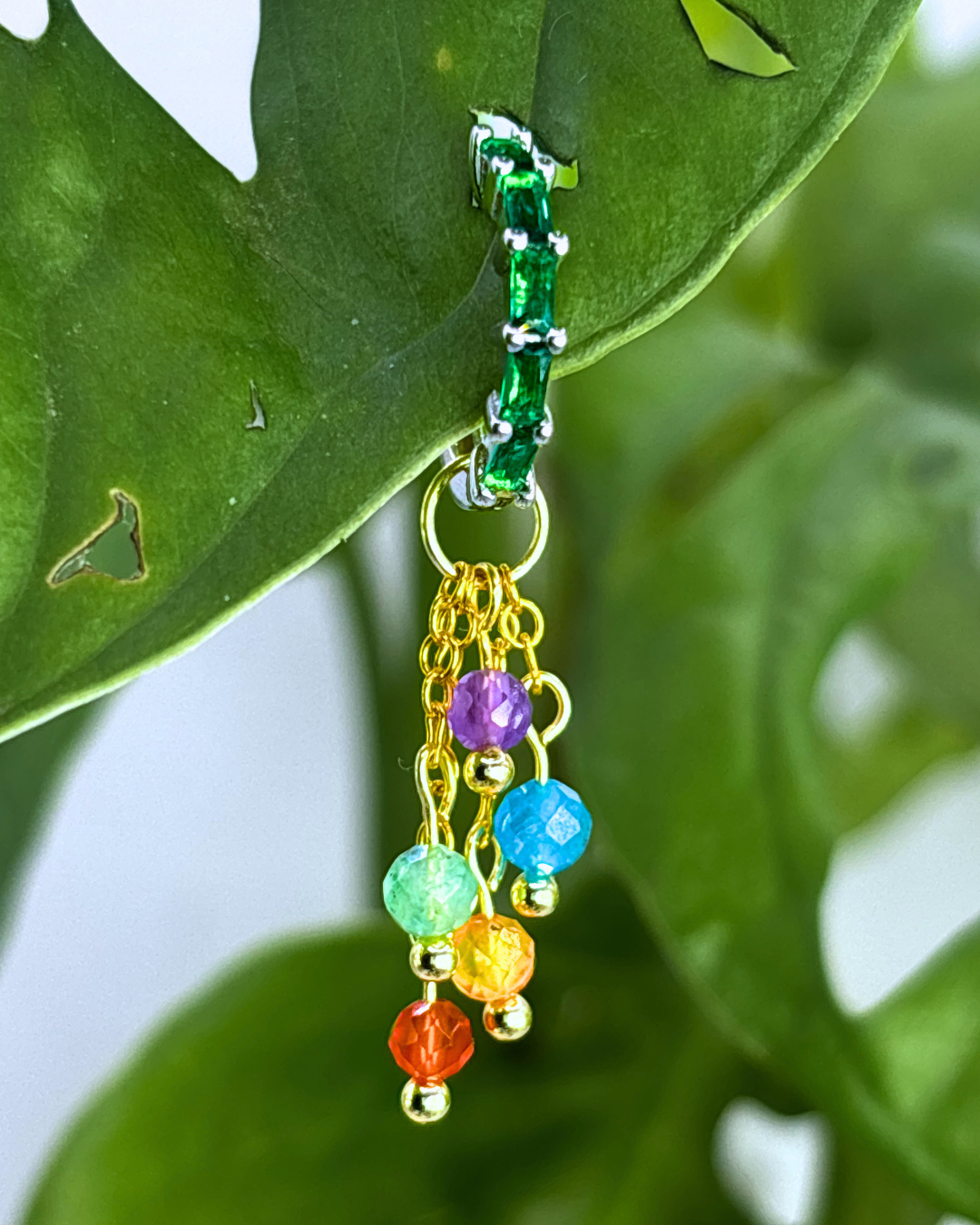 Rainbow Lily of the Valley Charm
