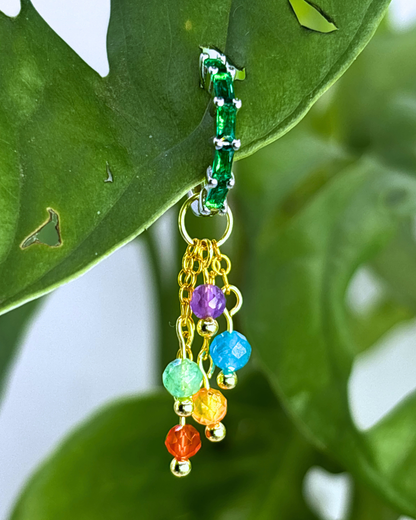 Rainbow Lily of the Valley Charm