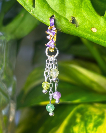 Capricorn Lily of the Valley Earring Charm