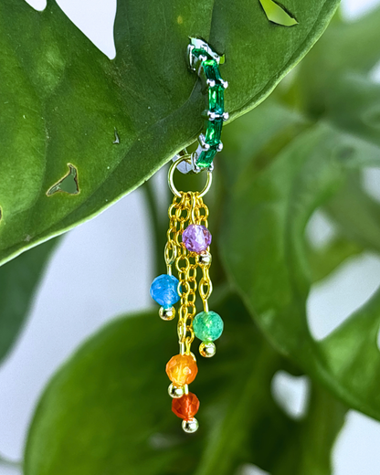 LGBTQIA+ Pride Long Lily of the Valley Charm