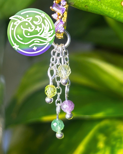 Capricorn Lily of the Valley Earring Charm