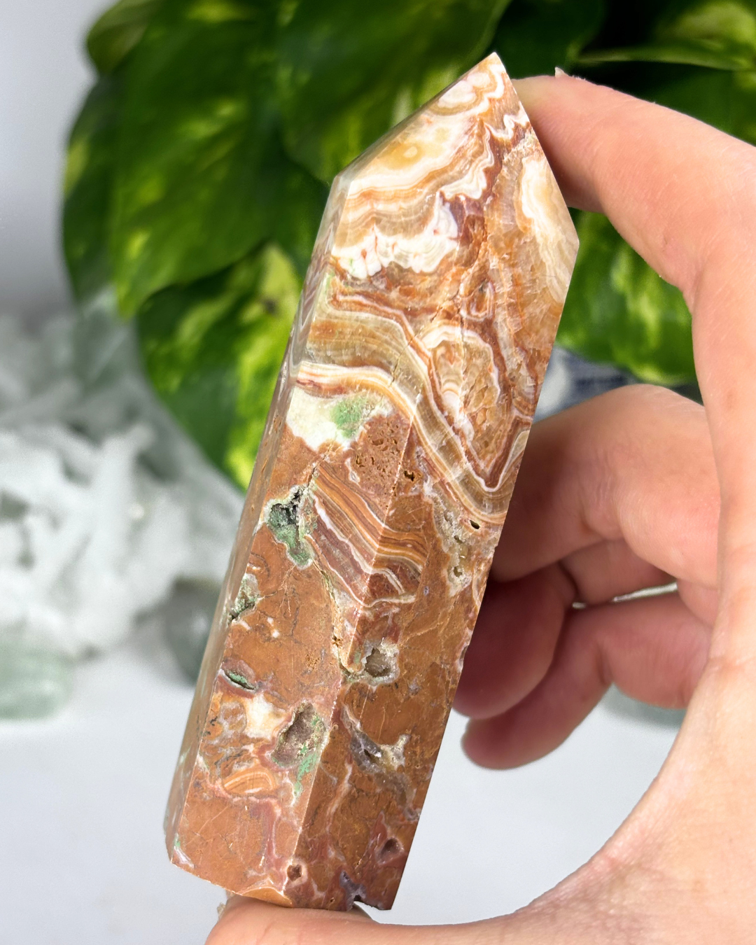 Chocolate Calcite Tower 3