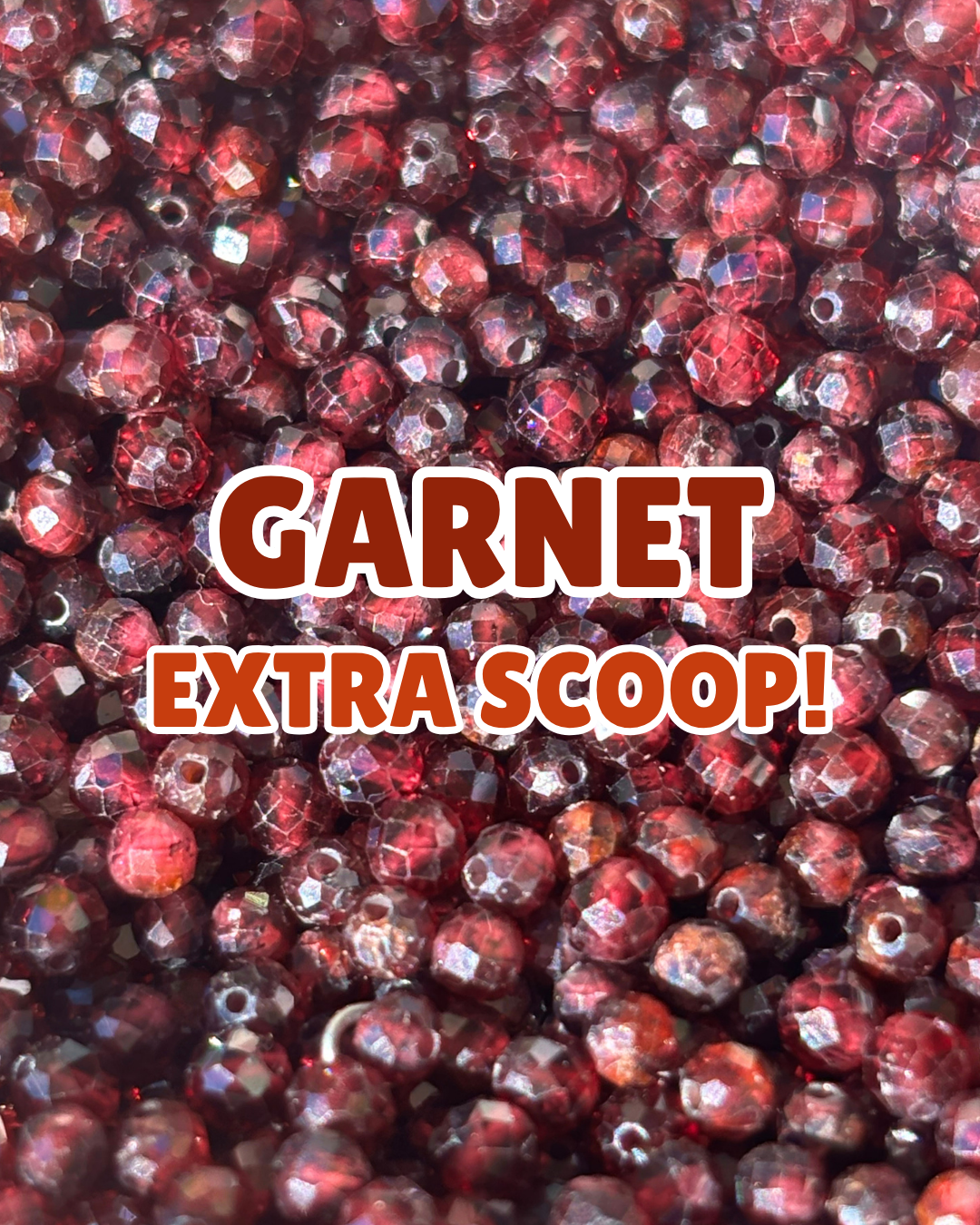 EXTRA Garnet Beads Scoop