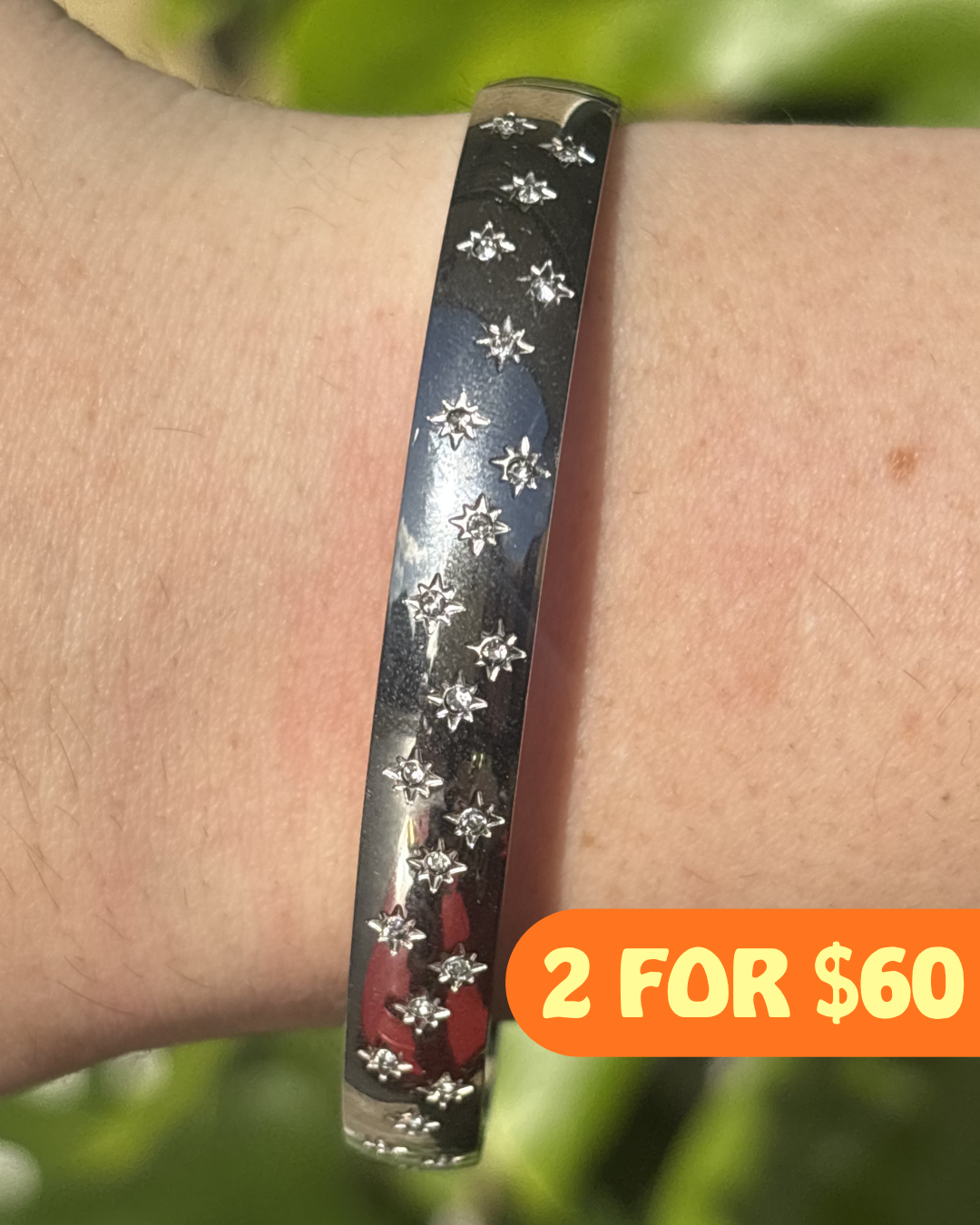 Silver Starstruck Bracelet 6mm