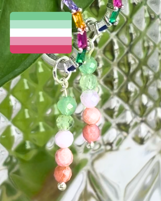 Abrosexual Pride Earring Charm