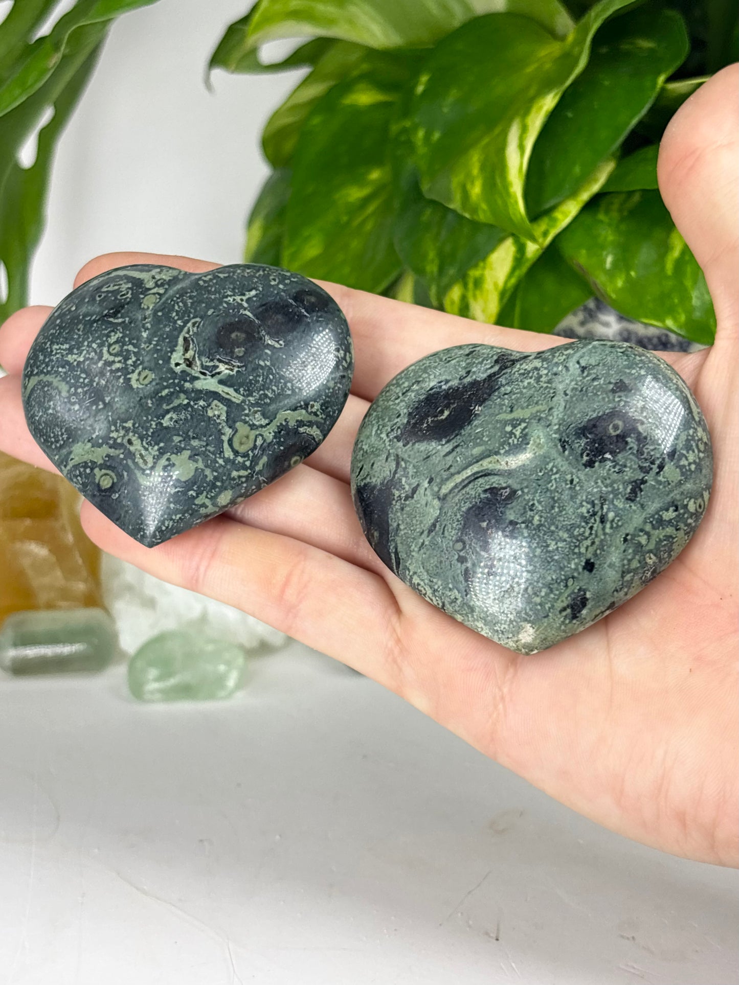 Kambaba Jasper Heart