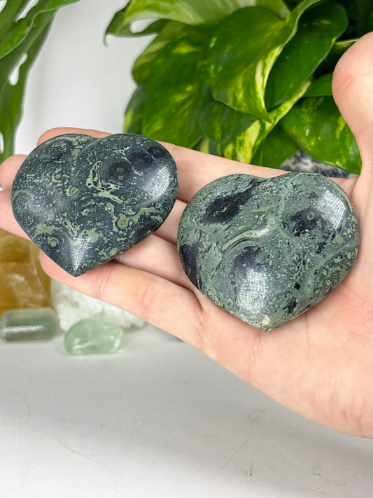 Kambaba Jasper Heart