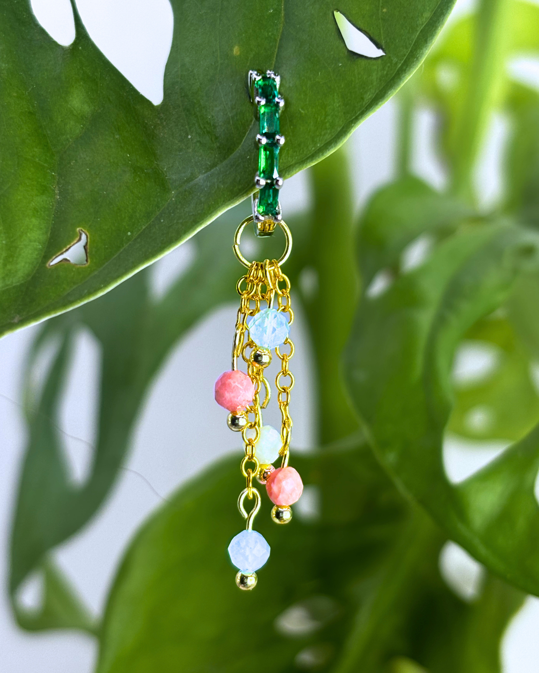 Transgender Pride Lily of the Valley Charm