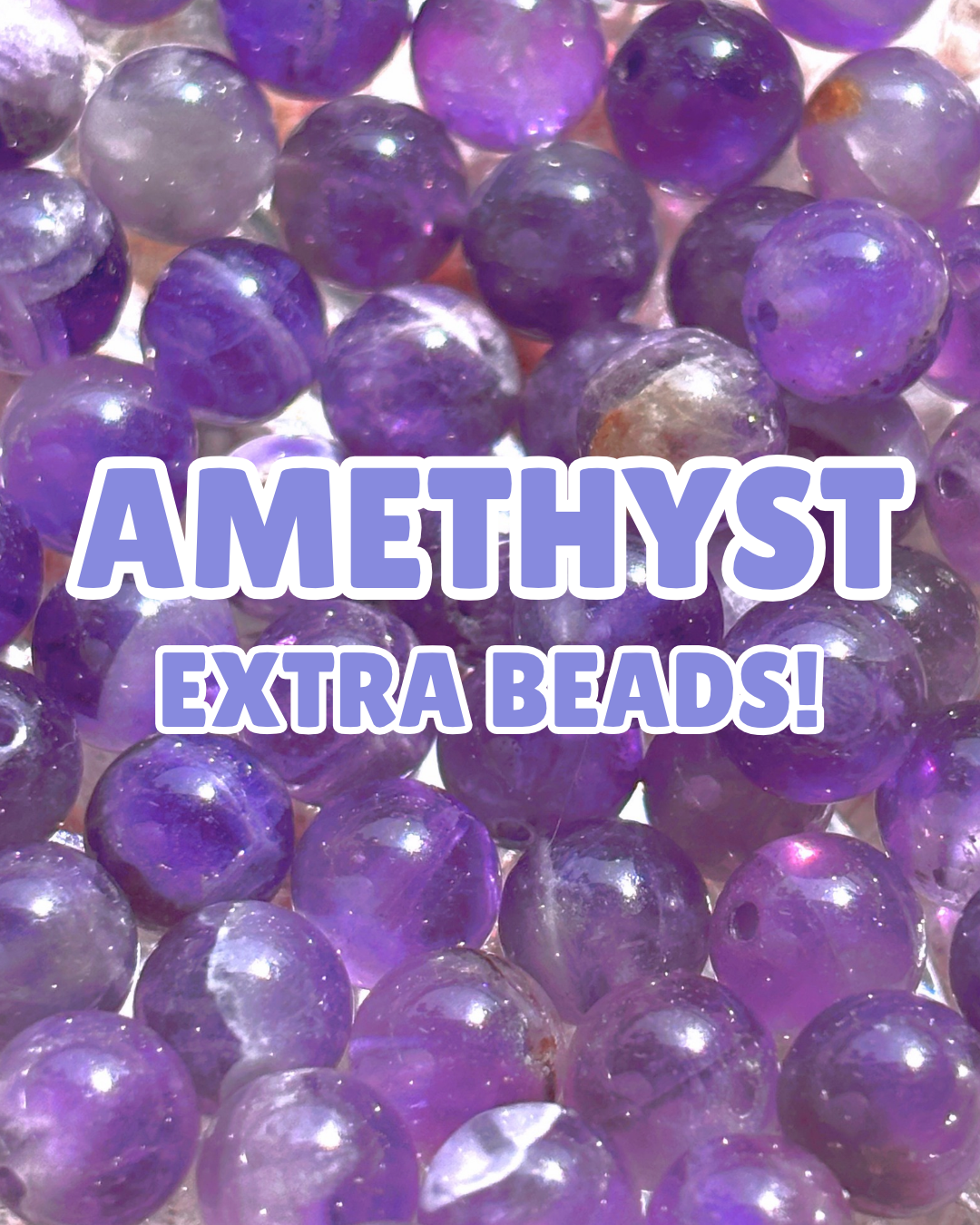 EXTRA 6mm Amethyst Beads
