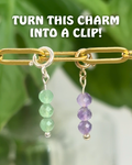 CUSTOM Triple Dew Drop Charms PAIR