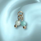 The Guide Crystals Amazonite Cherry Charm for Stud Earrings