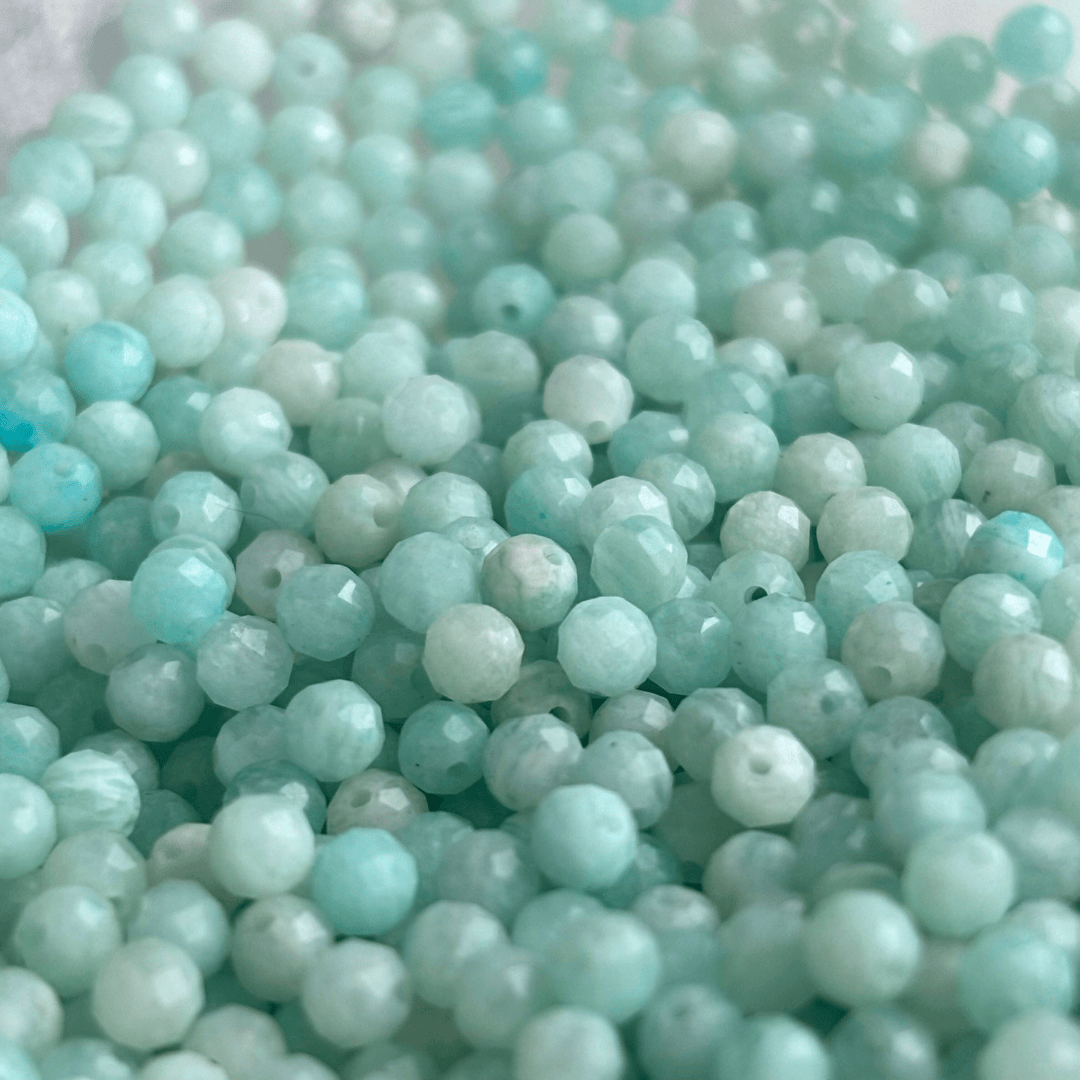 The Guide Crystals Amazonite Triple Dew Drop Crystal Earring Charms