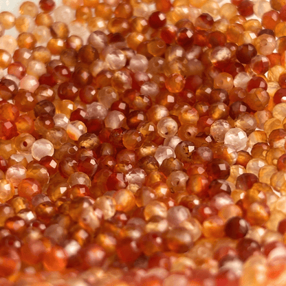 The Guide Crystals Carnelian Triple Dew Drop Crystal Earring Charms