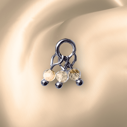 The Guide Crystals Citrine Grape Crystal Earring Charm
