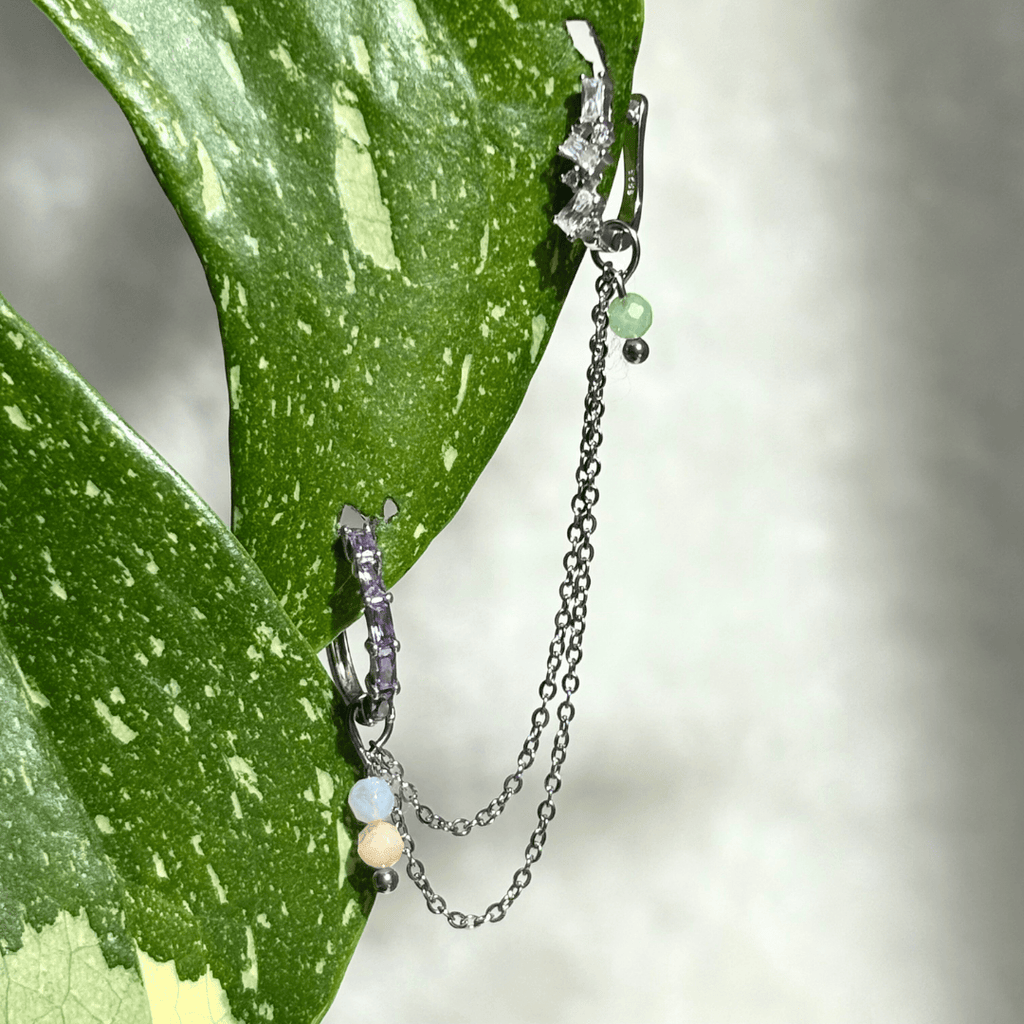 The Guide Crystals CUSTOM Cordellia Chain Crystal Earring Charm