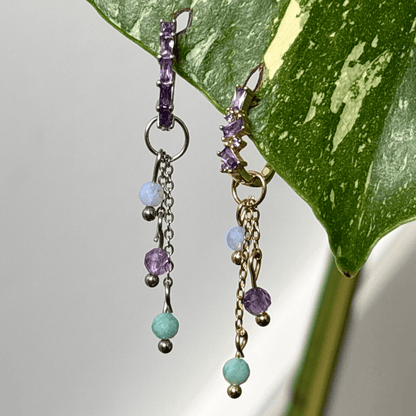 The Guide Crystals CUSTOM Lily of the Valley Crystal Earring Charm