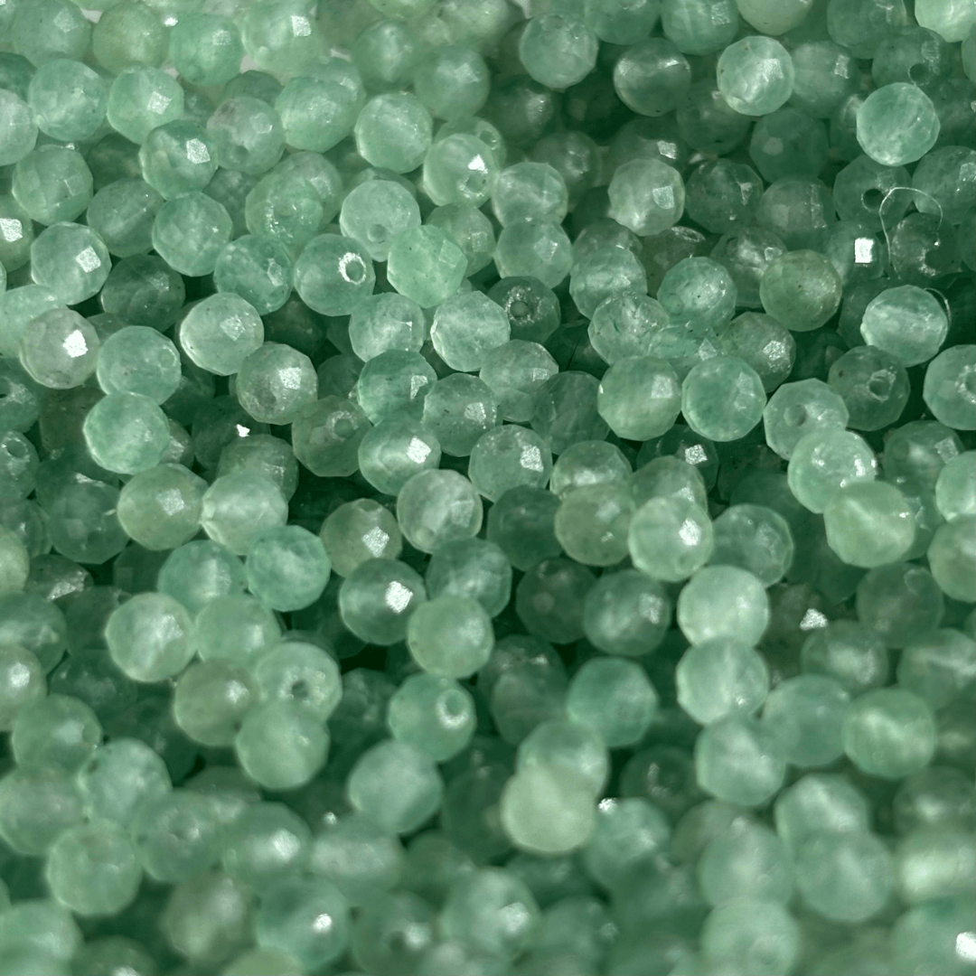 The Guide Crystals Green Aventurine Waterfall Earring Chain